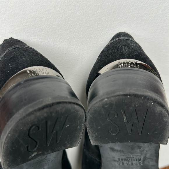 Stuart Weitzman black suede loafers - Picture 7 of 10